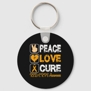 Liebe Peace Cure Rsd Crps Bewusstsein Schlüsselanhänger