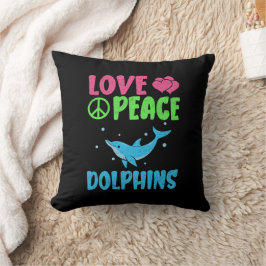 Liebe Peace Delphine Niedliche Meerestiere Dolphin Kissen