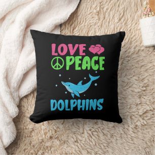 Liebe Peace Delphine Niedliche Meerestiere Dolphin Kissen