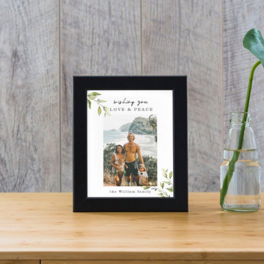 Liebe & Peace Family Foto Poster und Print