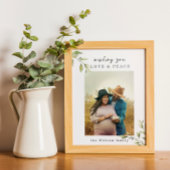 Liebe & Peace Family Foto Poster und Print