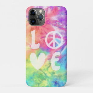 Liebe Peace Hippie Pastel Rainbow Batik Gefärbte  Case-Mate iPhone Hülle