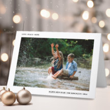 Liebe Peace Hope | Minimalistisches Foto zum neuen