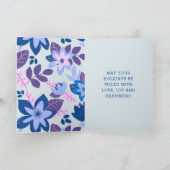 Liebe Peace Hope Moderne botanische Weihnachten (Innenseite)