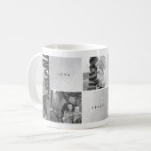 Liebe Peace Jocks Blocks Foto Collage Tasse (Vorderseite Links)