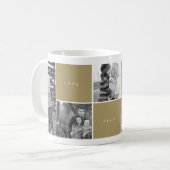 Liebe Peace Jocks Blocks Foto Collage Tasse (Vorderseite Links)