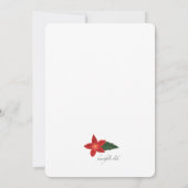 Liebe, Peace & Joy 3-Foto-Ferienkarte Einladung (Rückseite)