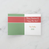 Liebe Peace & Joy (Foto hinzufügen) Feiertagskarte (Innenseite)