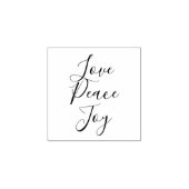 Liebe Peace Joy Inspiration WeihnachtsTinte Gummistempel (Prägung)