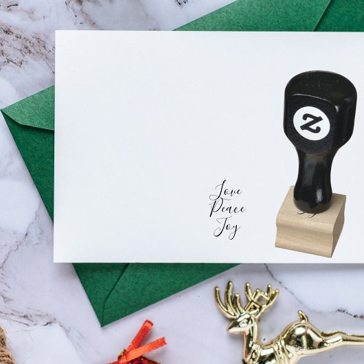 Liebe Peace Joy Inspiration WeihnachtsTinte Gummistempel