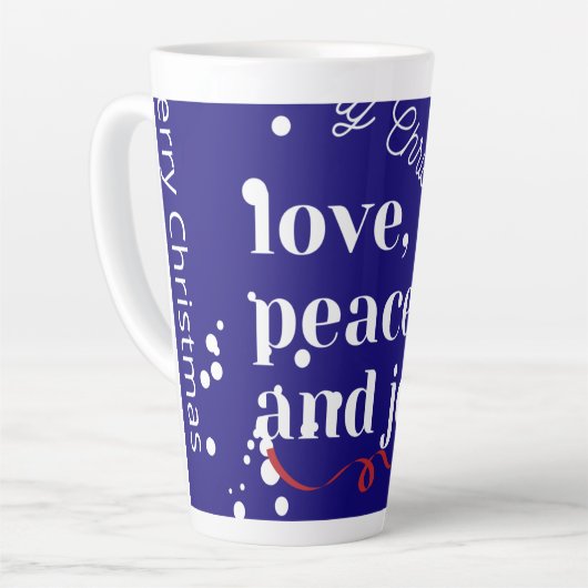 Liebe Peace Joy Milchtasse (Linke Ecke)