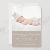 Liebe Peace Joy Tiny Kisses Baby's 1. Weihnachten (Vorderseite)