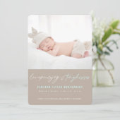 Liebe Peace Joy Tiny Kisses Baby's 1. Weihnachten (Stehend Vorderseite)