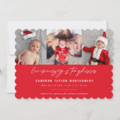 Liebe Peace Joy Tiny Kisses Baby's 1. Weihnachten (Vorderseite)