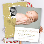 Liebe Peace Joy Tiny Kisses Baby's 1. Weihnachten