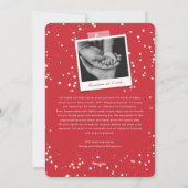 Liebe Peace Joy Tiny Kisses Baby's 1. Weihnachten (Rückseite)