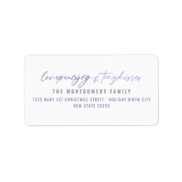 Liebe Peace Joy Tiny Kisses Baby's 1. Weihnachten