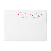 LIEBE PEACE JOY to you Holiday Address Label (Rückseite)