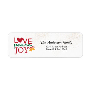 Liebe Peace Joy Weihnachten