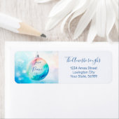 Liebe Peace Joy Weihnachtsfeier Rücksendeadresse (Insitu)