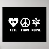 Liebe Peace LPN Poster (Vorne)
