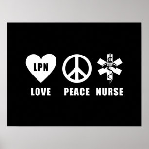 Liebe Peace LPN Poster