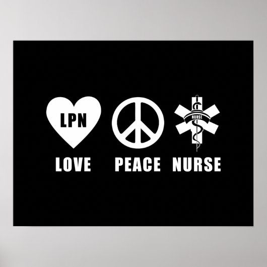 Liebe Peace LPN Poster (Vorne)