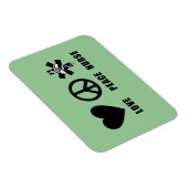 Liebe Peace Nurse Magnet (Rechte Seite)