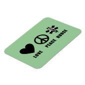 Liebe Peace Nurse Magnet (Linke Seite)
