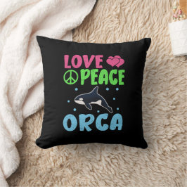 Liebe Peace Orca Niedliche Meerestiere Orca Lover Kissen