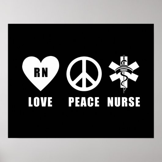 Liebe Peace RN Poster (Vorne)