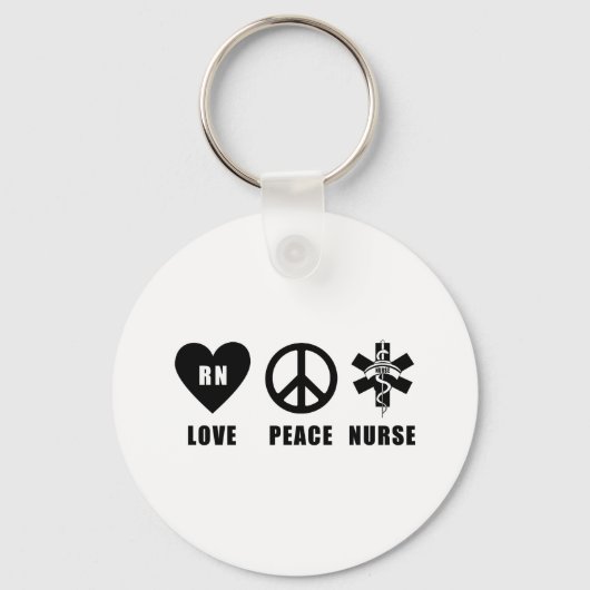 Liebe Peace RN Schlüsselanhänger (Vorderseite)