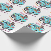 Liebe Peace Rock'n'Roll Geschenkpapier (Ecke)