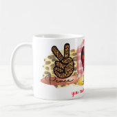 Liebe Peace Shih tzu Valentine's Day Hund Lover Kaffeetasse (Links)