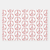 Liebe Peace Sign Collection Geschenkpapier Set (Vorderseite 3)