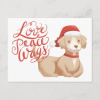 Liebe Peace Wags Niedlich Weihnachten Weihnachten