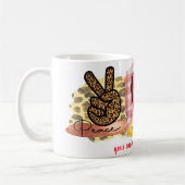 Liebe Peace Yorkshire Ter Valentine's Day Dog Love Kaffeetasse (Links)