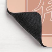 LIEBE (PEACH) MOUSEPAD (Ecke)