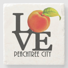 LIEBE Peachtree City Steinuntersetzer