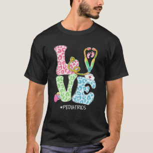 Liebe Pediatrics Bunnies Stethoscope Niedlich Bunn T-Shirt