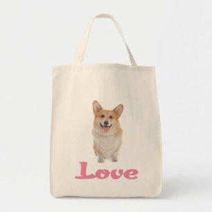 Liebe Pembroke Welsh Corgi Welpe Hund Einkaufstasc Tragetasche