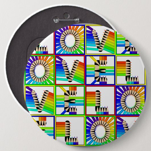 LIEBE PENCILS BUTTON (Vorne & Hinten)