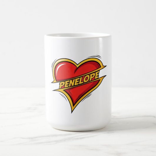 Liebe Penelope Kaffeetasse (Mittel)