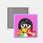 LIEBE PENGUIN MAGNET (Vorderseite/Rückseite)