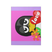 LIEBE PENGUIN NOTIZBLOCK (Rotiert)