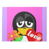 LIEBE PENGUIN NOTIZBLOCK (Vorderseite)