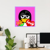 LIEBE PENGUIN POSTER (Heimbüro)