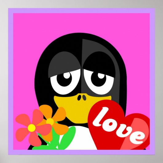 LIEBE PENGUIN POSTER (Vorne)