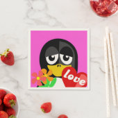 LIEBE PENGUIN SERVIETTE (Beispiel)