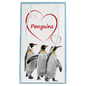 Liebe Penguins Geschenktasche Kleine Geschenktüte (Vorderseite)